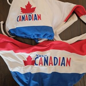 Red, White, and Blue Bikini Set